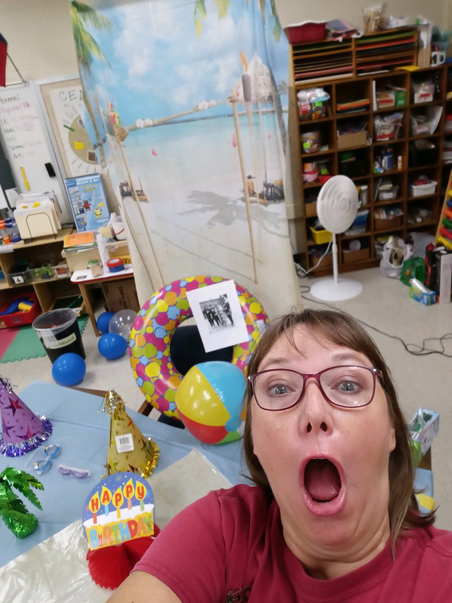 Melanie Muir, M.Ed (@melaniemuir6) on Twitter photo Pre-K Prize Patrol and it’s our awesome IAs birthday today too! Happy birthday Vicki and Gracie!!! We also got free donuts from a parent ❤️❤️❤️ Kiddos love that I’m wearing the party hat in celebration! <a href="/NISDAdamsHillES/">Adams Hill Elem</a> <a href="/NISD_ECE/">Northside ISD Early Childhood Education</a> #prek Pre-K Prize Patrol and it’s our awesome IAs birthday today too! Happy birthday Vicki and Gracie!!! We also got free donuts from a parent ❤️❤️❤️ Kiddos love that I’m wearing the party hat in celebration! <a href="/NISDAdamsHillES/">Adams Hill Elem</a> <a href="/NISD_ECE/">Northside ISD Early Childhood Education</a> #prek