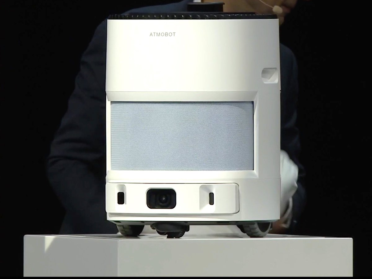 PestoChampion's tweet photo. Hi Guys!😀 @ecovacsrobotics were just LIVE speaking about the innovative #ATMOBOT 👍 An air purification robot that moves from room to room, cleaning the air in your home! 🧹
.
#IFA20 #IFA @ifa_berlin #GlobalPressConference #Ecovacs #AIRBOT #ECOVACSLegend #SocialMediaInfluencer https://t.co/BKW3pgQ1ap