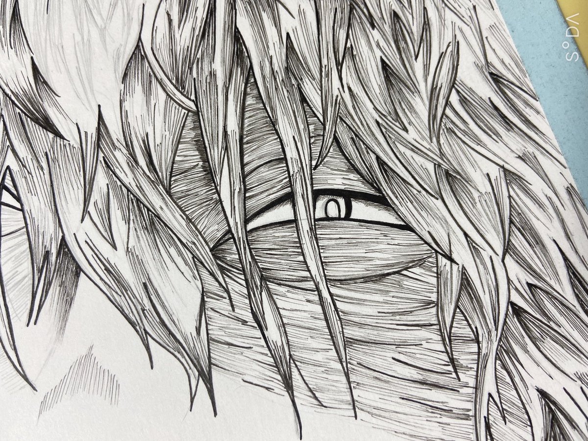線増やしたらもっと不気味になったw #模写 