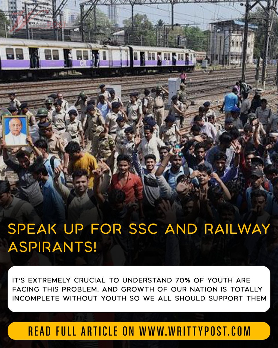becinemouse's tweet photo. It’s extremely crucial to understand 70% of youth are facing this problem, and growth of our nation is totally incomplete without youth so we all should support them, and pressurized the government to listen to the problem of youth.
Follow @writtypost https://t.co/dxthuMCjI1