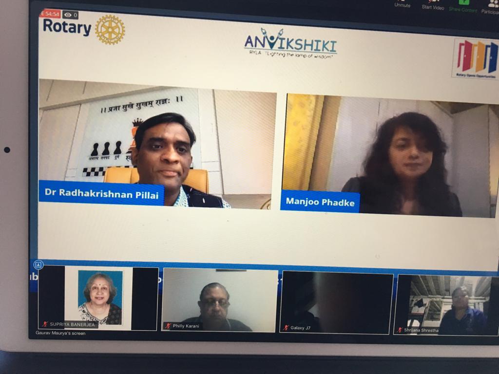 rchanakyapillai's tweet photo. For those who missed my today's session at E- Youth Leadership Awards @ “ANVIKSHIKI” where I spoke on topic 'Leadership - Decision Making', you can watch it now on following #YouTube link:
https://t.co/3SDNigZCPD
#Anvikshiki #eRyla #Ryla2020 #Youth #RYLA #Rotaracts #Interacts https://t.co/Iepdu18UwG