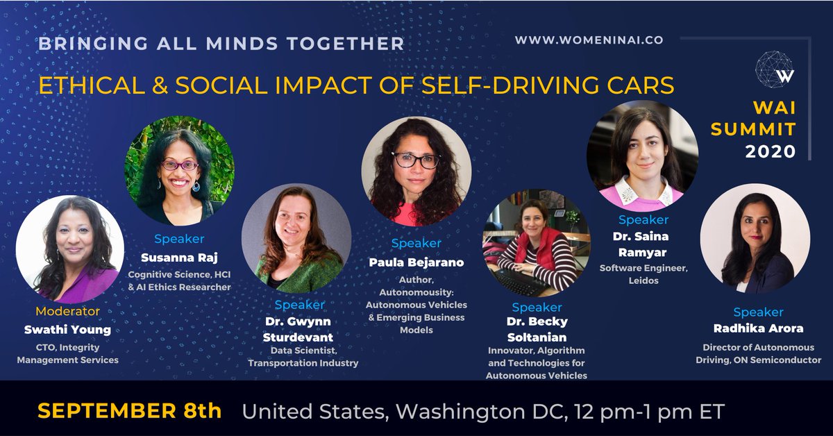 integritym_inc's tweet photo. Our CTO @SwathiYoung is joining leaders from 40+ nations for the Global Women in AI Virtual Summit, a massive online event covering emerging tech in healthcare, law, finance &amp; more! Tune into Swathi’s #ethicsinAI panel on Tuesday, Sept. 8 at 12:00 PM EST. https://t.co/ZaGfEnx95n https://t.co/uZUgxZUwBa