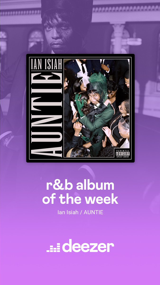 Check out the new album “AUNTIE” from <a href="/IanIsiah/">BIG SHUGGA</a> as R&amp;B Album of the Week on <a href="/Deezer/">Deezer</a> !

deezer.lnk.to/RandBAOTW