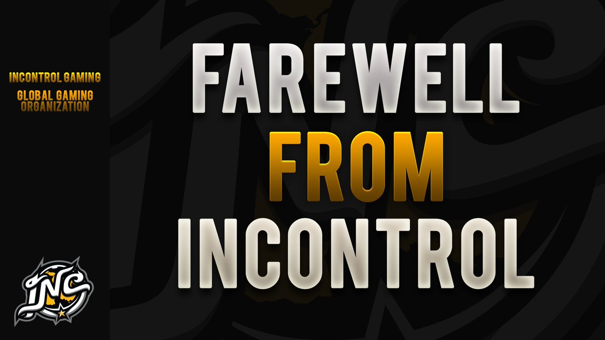 InControlGG's tweet photo. At this time we would like to wish a farewell to @FireBeardTV. He has decided to step down due to personal reasons & focus on himself.
#InC4Life๐ซ https://t.co/GpCFUZj3Zj