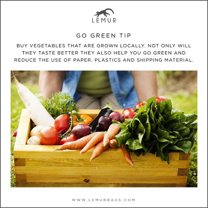 LemurStyle's tweet photo. By buying and eating local, you are able to enjoy produce that is fresh, nutritious, organic and pesticide free. Also, because the produce is brought directly from farm to the table, there is less waste.ย ๐
.
.
.
#lemurbags #savethelemurs #gogreentips #ecotips #ecocare https://t.co/l9UxuV3zNm