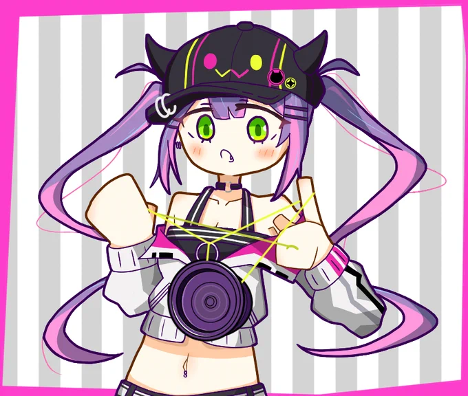 トワ様ヨーヨーとか似合いそう#TOWART#常闇トワ 