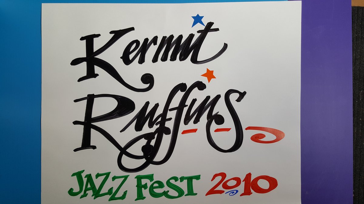 wwoz_neworleans's tweet photo. It's the first day of #FestingInPlace: The Next Fest Thing! We kick off at 11am CT with a set from @KermitRuffins at @JazzFest in 2010. And stay tuned for Fats Domino, @Jamison_Ross, @Anders_Osborne, Allen Toussaint, and more! Listen live at https://t.co/659B3JbIlL. https://t.co/yiONIUxnl9