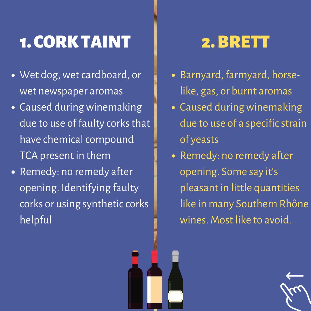 PO_Wine's tweet image. All about common #winefaults: Sometimes, it's faulty winemaking, sometimes, it's luck that makes a wine stink.

Read about the 5 most common wine faults and follow @PO_Wine for more!

#winestudy #wine #winetasting