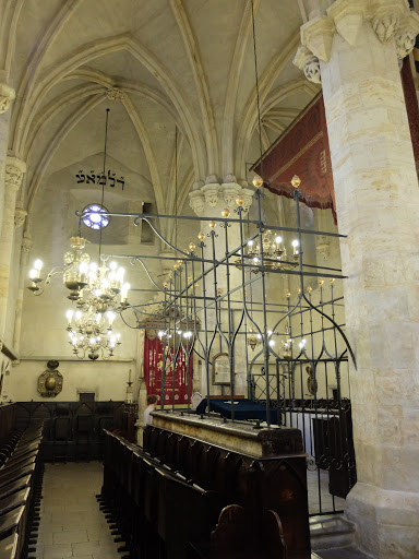 The Old New Synagogue was built in 1270 in Prague.It is the oldest active synagogue in Europe and one of Prague's earliest Gothic buildings.The attic is where Rabbi Loew stored the body of the Golem.