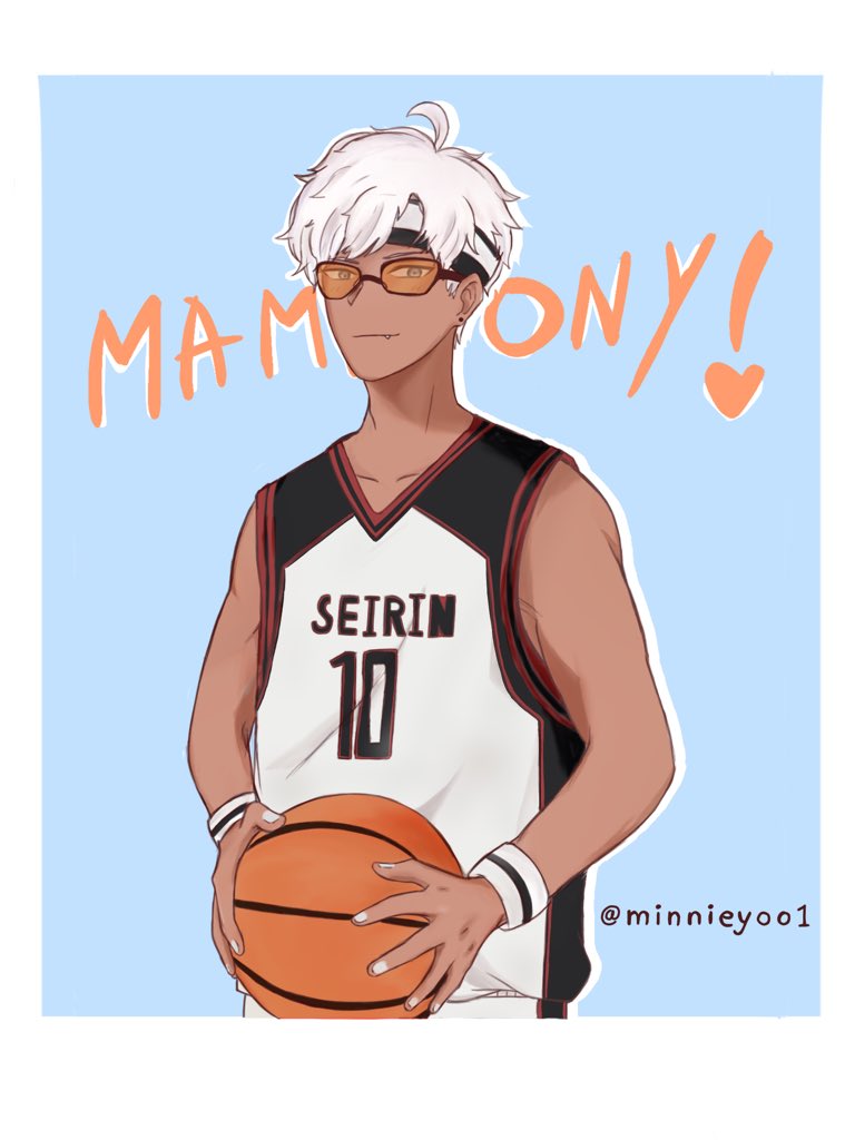 Minnieyoo1's tweet photo. Mammon X Kagami (kuroko no basket) crossover
#obeyme #obeymefanart #obeymemammon #obeymeshallwedate https://t.co/LRRn0oRGXu