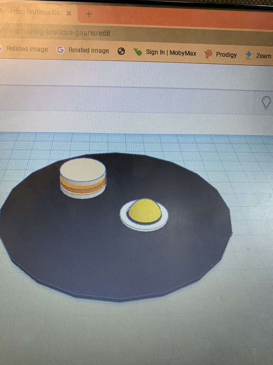 MrsUkena's tweet photo. Ss are using @tinkercad for the first time today. They’re designing their favorite foods. 
“Mrs. Ukena, this is so cool! We can really design stuff on here!” 
“Can we do more projects like this?” 
“My food actually looks like food!!”
#Learnwith112 https://t.co/oetfDQjuN6