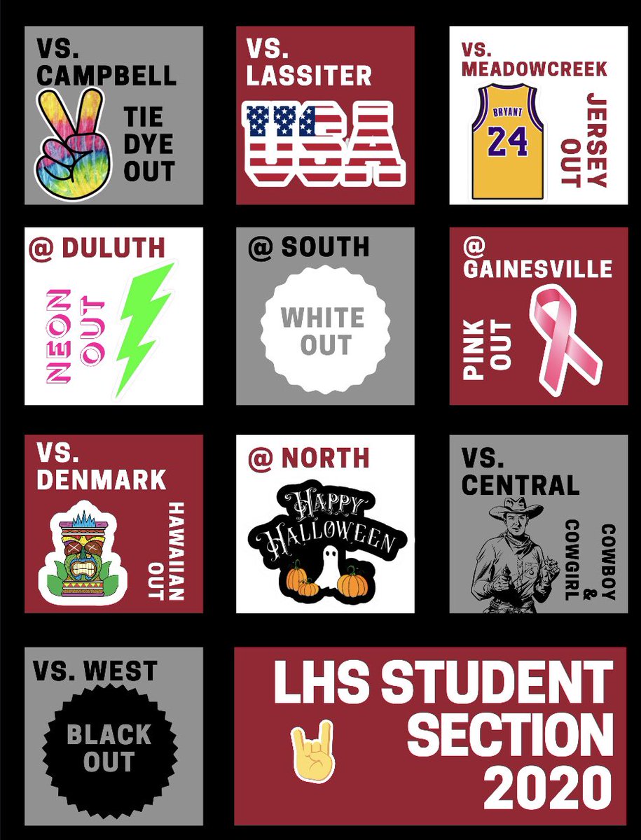 LHS student section themes! <a href="/LambertHS/">Lambert High School</a>