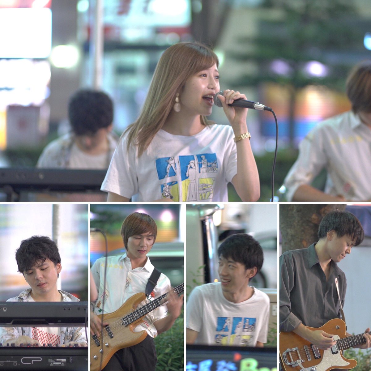 megane9191's tweet image. 本日のDeepC！
今日の後半はアレンジしまくりで聴いててめちゃくちゃ楽しかった！
待ちに待ったCDもゲットしました～。

@DeepC_Official_ 
#DeepC #路上ライブ #栄三越前
#おニューのシャツが良い感じ