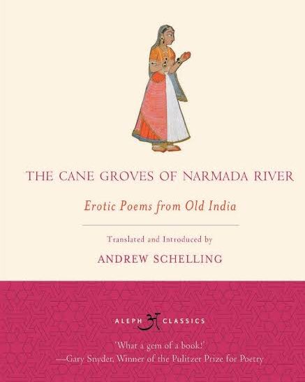 Came across some information about the female Sanskrit poetesses featured at the end of this book 'The Cane Groves of Narmada River'. I was surprised to learn about Shilabhattārika, a 9th c. female Sanskrit poet, patronised by King Bhoja, who was himself a poet and connoisseur.