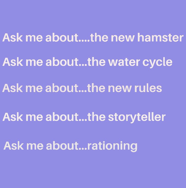 KeepKidsTalking's tweet photo. A nice back to school activity to #KeepKidsTalking once they get home! Have you ever asked “what did you do at school today?” to be told “not much” or similar? Here’s a sneaky way to get past that! https://t.co/p779BXCDYq