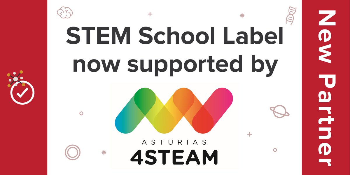 STEM_Label's tweet image. 📢 The #STEM_Label is now supported by #Asturias4STEAM @asturias4steam
🤝 As associate partner, they seek to make visible the work of #teachers and the #STEAM community in #Asturias without losing sight of experiences in other territories.
@eu_schoolnet