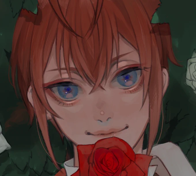 交換していただいた線画の?くん塗ってるんだけど顔がかわいすぎんか!!!!????????? 