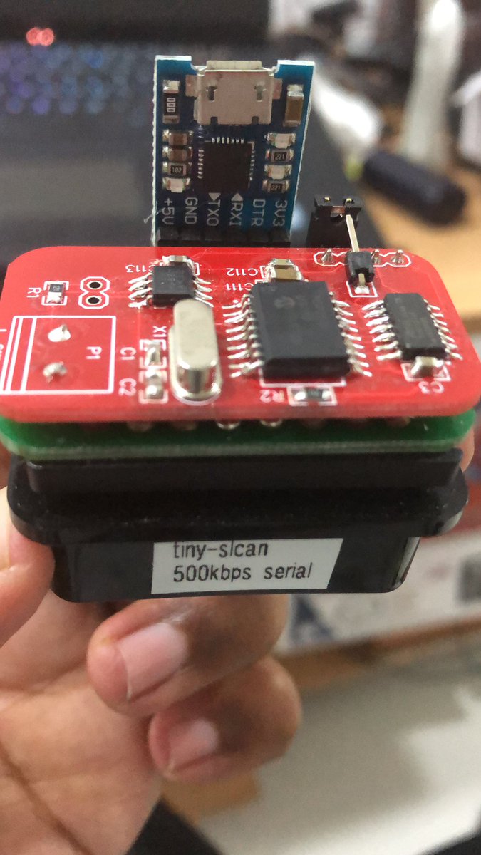Arushravan's tweet photo. @mintynet Hey Ian just an update! Your #TinyCAN looks tiny but did super cool stuff. https://t.co/y3Cz1xnirg