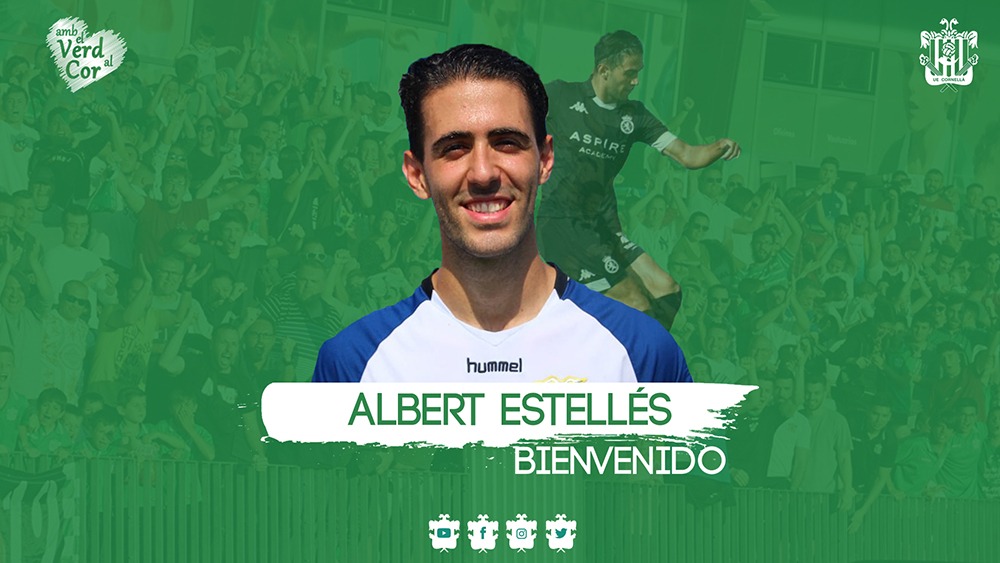 ue_cornella's tweet photo. FICHAJE 🚨 | Albert Estellés se convierte en nuevo jugador de la #UECornellà. ¡Bienvenido! 😉

📝👉🏻 https://t.co/Qg4iSzueqc

#2bg3 #Ambelverdalcor 💚 https://t.co/Py604J34fG