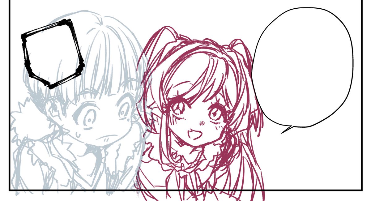 これはかわいく描けたのですがシーンに沿わないので没になったエリザベス
絵柄を安定させたい…! 