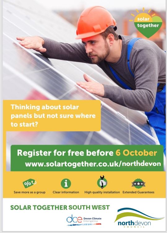 North Devon Council are helping develop called “Solar Together”

northdevon.gov.uk/news/environme…

<a href="/ndevoncouncil/">North Devon Council</a> 

#solarenergy #barnstaple #woolliamspropertyservices #Northdevonproperty #northdevon