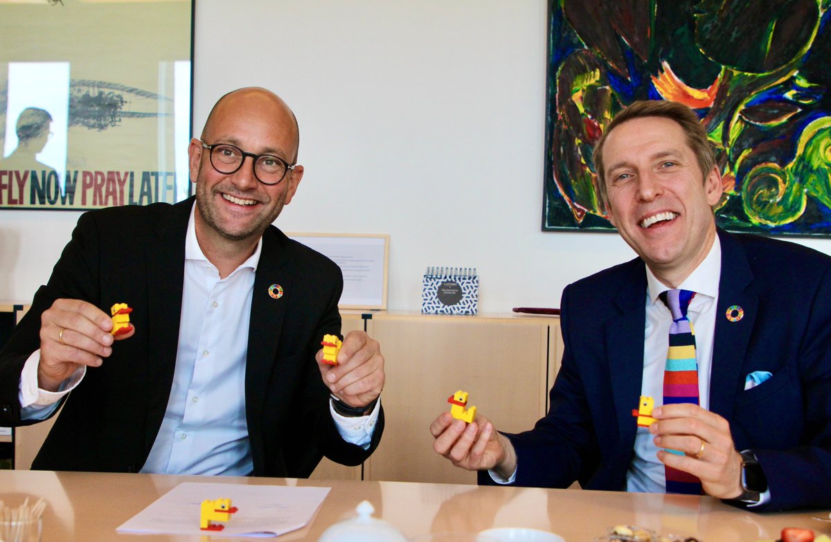 LEGOfoundation's tweet photo. Just announced! We’ve partnered with the @DanishMFA (
Ministry of Foreign Affairs) to reach even more children in humanitarian and development settings with learning through play. With our Danish heritage, we are thrilled about this Memorandum of Understanding🙃🙌
@RasmusPrehn https://t.co/2mnt144kMI