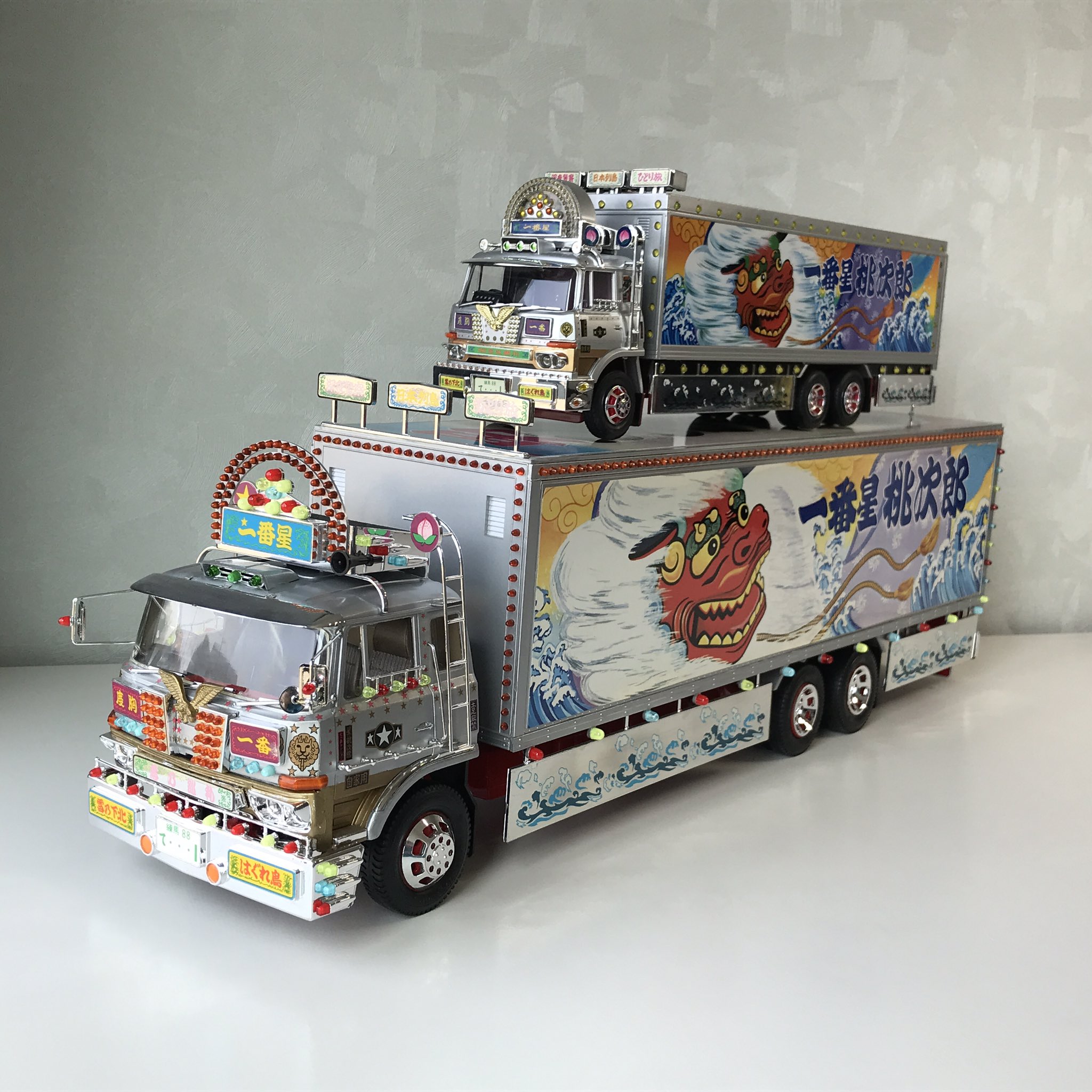 人気スポー新作 トラック野郎 完成品 デコトラ 一番星 自動車