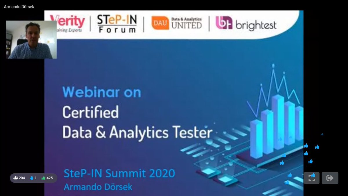 stepin_forum's tweet photo. We welcome our next #speaker at #stepinsummit2020, @adorsek &amp; he will be briefing on -

LAUNCHING OF GLOBAL CERTIFICATION ON @DataAnalyticsU1 -DA UNITED-CERTIFIED DATA &amp; ANALYTICS TESTER. 

You should register for this course &amp; if you register today, you get discount offers! https://t.co/KHuFLkgXGB
