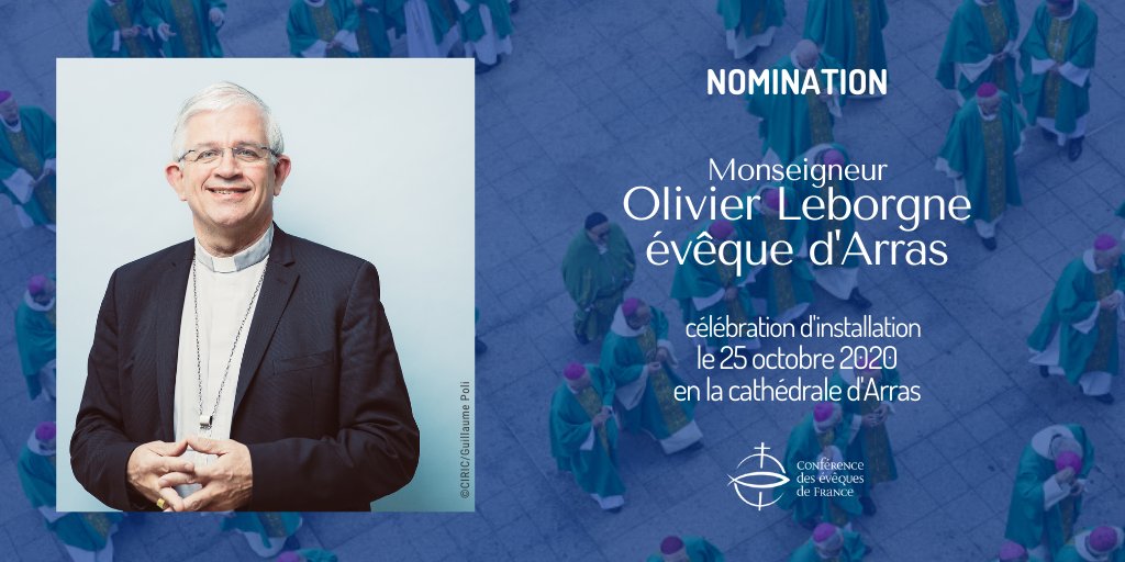 Eglisecatho's tweet photo. #Nomination

Le #papeFrançois ayant accepté la démission que lui a présentée Mgr Jean-Paul Jaeger, il a nommé évêque d’Arras Mgr Olivier Leborgne, jusqu’à présent évêque d’Amiens. 
📣Lire le communiqué►https://t.co/p2ONRXw9lt https://t.co/UDT1sY8ttz