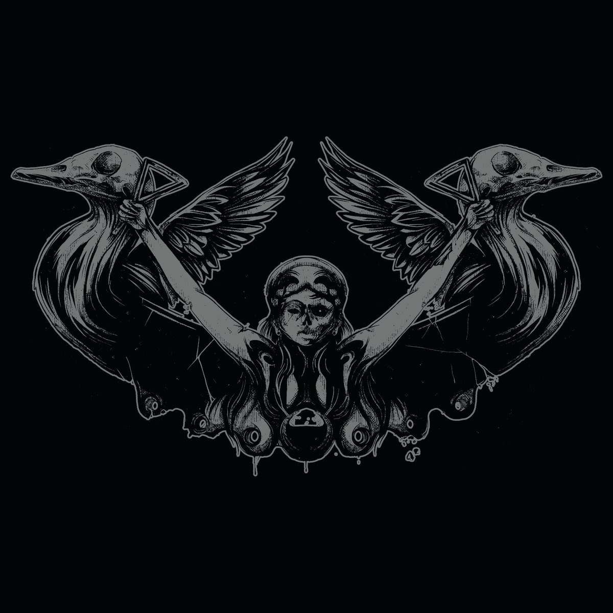 Diseño para el nuevo single de mis amigos de <a href="/caosdayrapmetal/">Caos Day</a>

Ilustración inspirada en la diosa tartessa Astarté.

🦆👑🦆

#metaldesign #graphicdesign #illustration #astarte #deathmetal