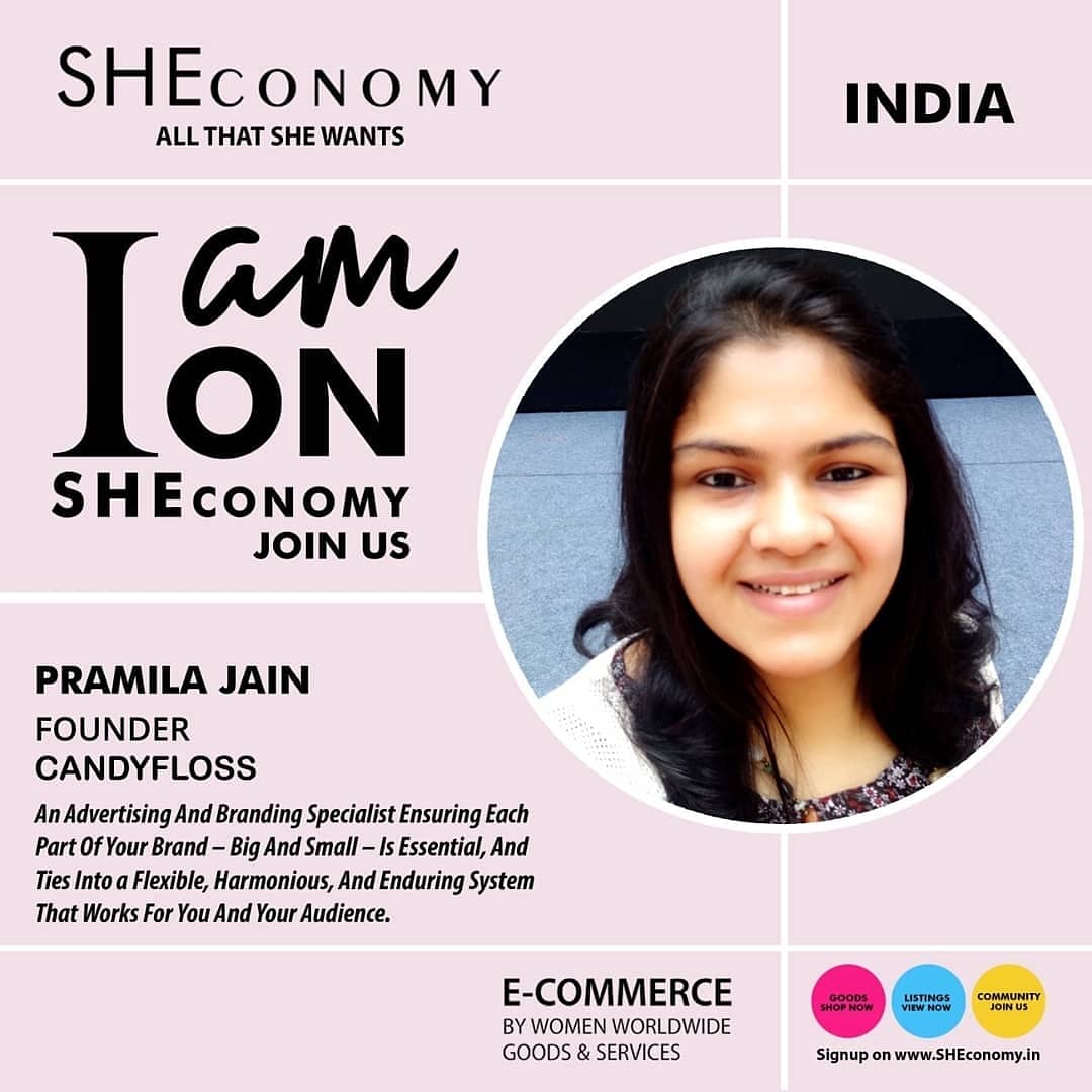 I’m so EXCITED to be ON

SHECONOMY!! I‘ve been selected among the first 500 Business Vendors ! You can see my Business Listed here : sheconomy.in/home/business_…

Sisters! YOU too can join.
Know More: candyfloss.in