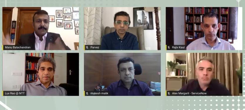 ForbesIndia's tweet photo. That's all from Forbes India CXO Speak—Disrupting Work in the New Normal virtual conversation, in association with @servicenow. #ForbesIndiaCXOSpeak #WorkFlowFromHome. Thank you for joining us.
@Mmalik1996 @abcapital @HDFCLIFE @lux_rao @GlobalNTT @kaulrajiv @MBalachandran88 https://t.co/vDMd5hpnnK