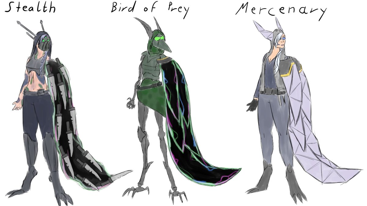 C4bslog's tweet photo. Some more explorations of a PsyOps Xayah Skin~
What do y´all think? Would love to hear some feedback 👀
#conceptart #fanart #design #PsyOps2020 https://t.co/Gv7R6kBhie