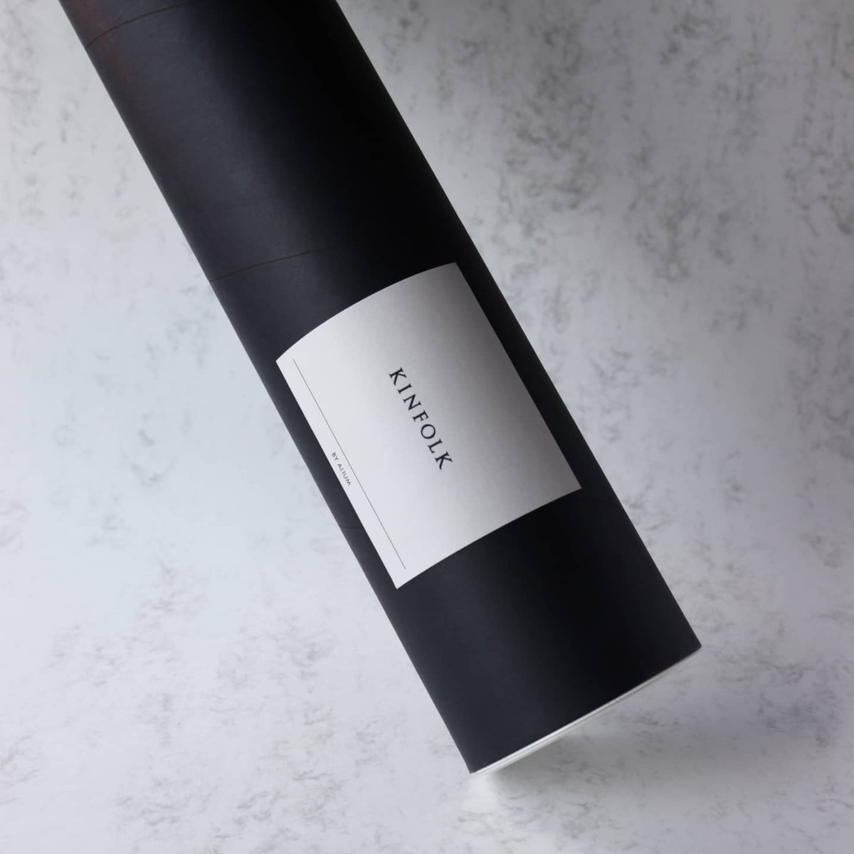 Custom self-adhesive labels for <a href="/kinfolkmag/">Kinfolk Magazine</a> by Alium CPH. Pantone print with partial logotype thermography on <a href="/ArcticPaper/">Arctic Paper</a> 170gsm Munken Polar