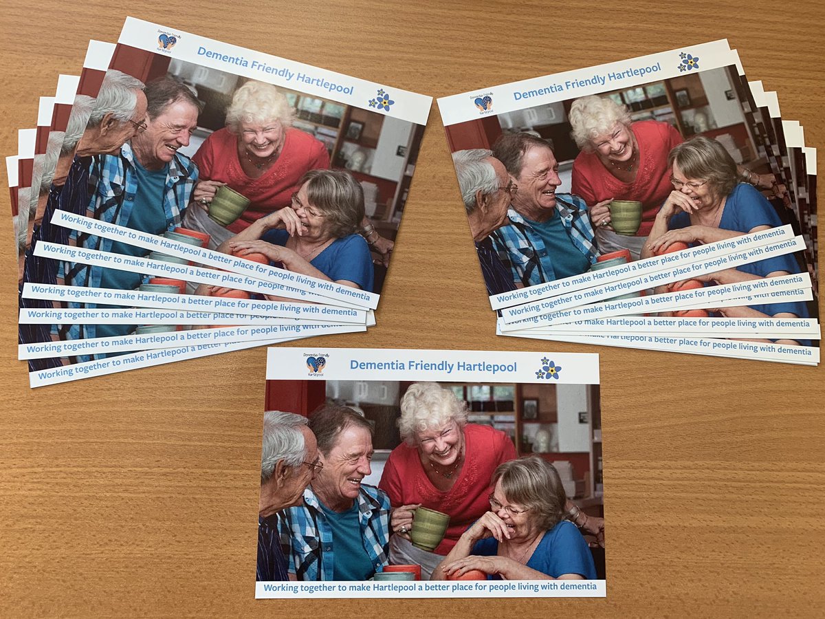 DFHartlepool's tweet photo. The new Dementia Friendly Hartlepool leaflets have arrived!
Keep your eyes peeled you may see them popping up throughout the town...
#DFHpool https://t.co/NrEREa90Lb