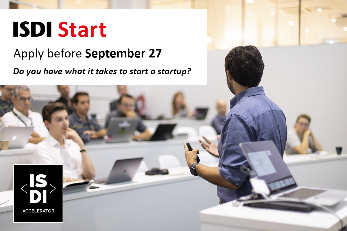 ISDIacc's tweet image. Convocatoria exclusiva para #ISDI y #xISDI! ¿Quieres emprender? Apúntate ya a #ISDIstart, la incubadora de proyectos donde te ayudaremos a impulsar tu idea con acceso a los mejores mentores y expertos en este programa ideado para los alumnos de @ISDI_edu bit.ly/2Znjpkb