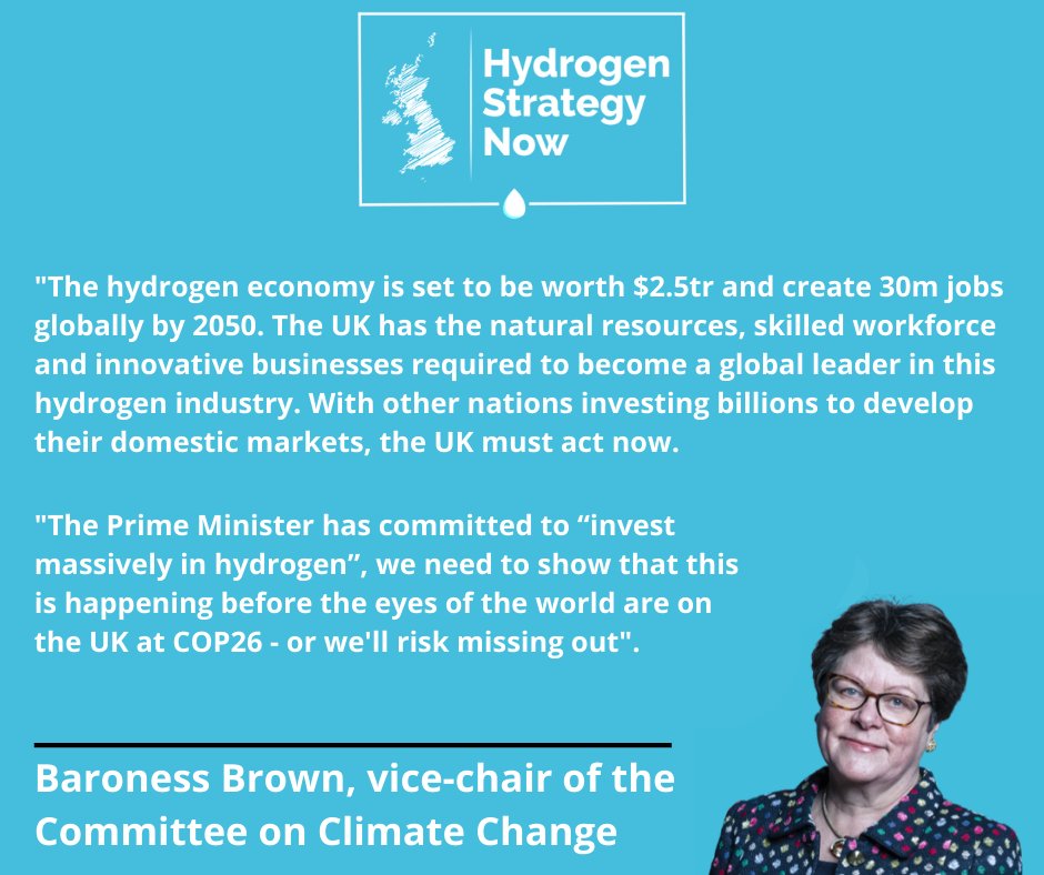 Making Hydrogen Happen (@makingh2happen) on Twitter photo Strong words from Baroness Brown:
"The Prime Minister has committed to 'invest massively in hydrogen' - we need to show that this is happening before the eyes of the world are on the UK at <a href="/COP26/">COP26</a>"
<a href="/AlokSharma_RDG/">Rt Hon Lord Alok Sharma</a> @KwasiKwarteng <a href="/nadhimzahawi/">Nadhim Zahawi</a>
#hydrogennow #ukhydrogenstrategy Strong words from Baroness Brown:
"The Prime Minister has committed to 'invest massively in hydrogen' - we need to show that this is happening before the eyes of the world are on the UK at <a href="/COP26/">COP26</a>"
<a href="/AlokSharma_RDG/">Rt Hon Lord Alok Sharma</a> @KwasiKwarteng <a href="/nadhimzahawi/">Nadhim Zahawi</a>
#hydrogennow #ukhydrogenstrategy