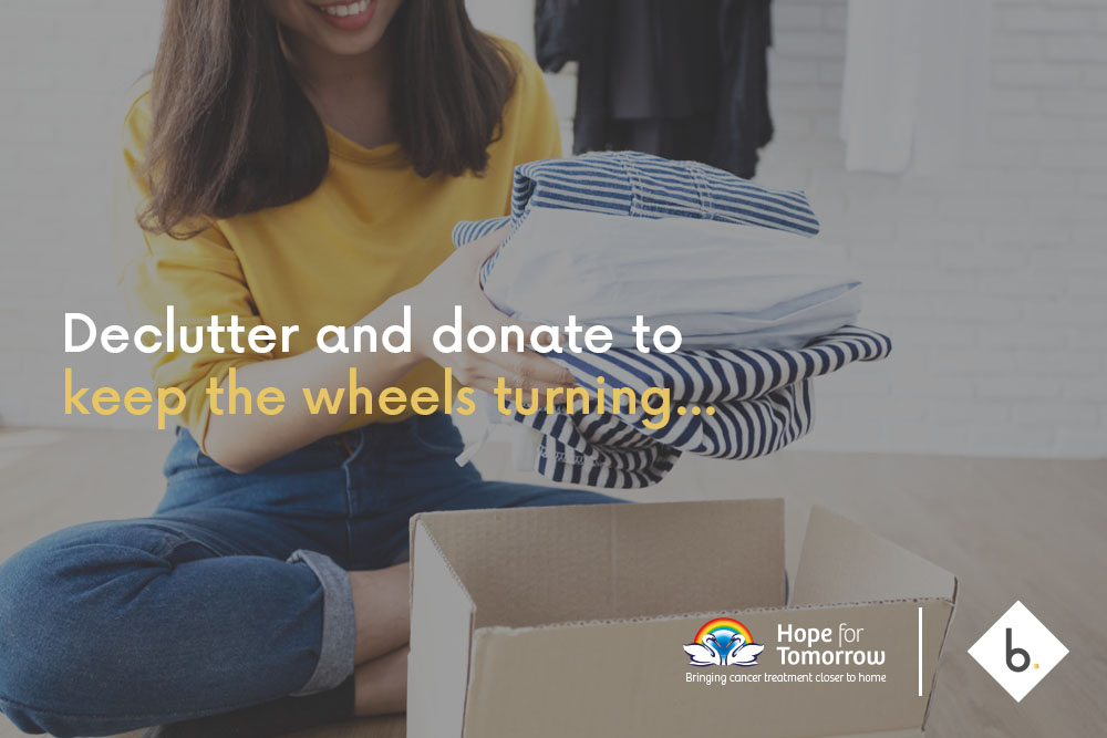 If you are clearing out your wardrobe, you can donate your unwanted clothing to our partner charity, Hope for Tomorrow, to help keep the wheels of their Mobile Cancer Care Units turning.

Find out more about Hope for Tomorrow at ... bit.ly/34Hlw2v brace.co.uk