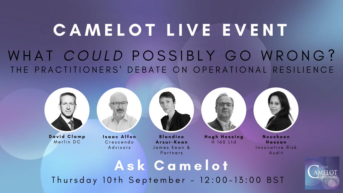 innovativeRAS's tweet photo. We are excited to announce our CEO, Nousheen Hassan, will be a panellist in this event - follow the link below to register!

#riskmanagement #operationalresilience #webinar 

https://t.co/G0XxeDgLE7 https://t.co/Erow9k8WYu
