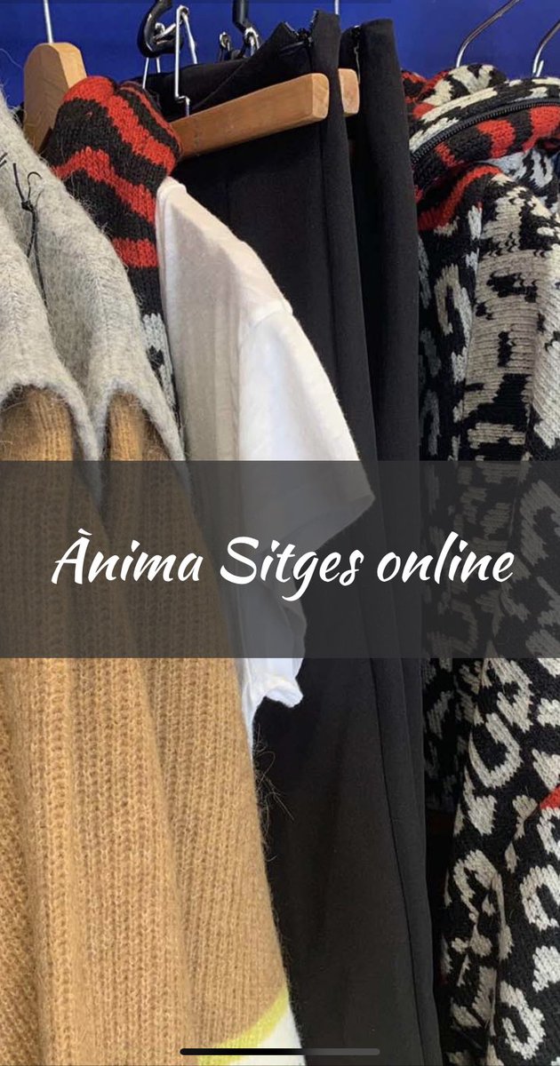 animasitges's tweet photo. https://t.co/3c7ii5UZ2P ▶️
ja vestida de la teva tardor 🍂 #newtime 🍁 #newessentials #newsensations #goodfeel  #enjoit #regalate #botiguesambencant 🛍 #multibrandstore @sitamurt_cat @who_bcn @Aldomartins_bcn reikojeans @AmVintageSpain ...
Gracias @gnomatech per fer-mo easy ▶️ https://t.co/VL8B4HYGBy