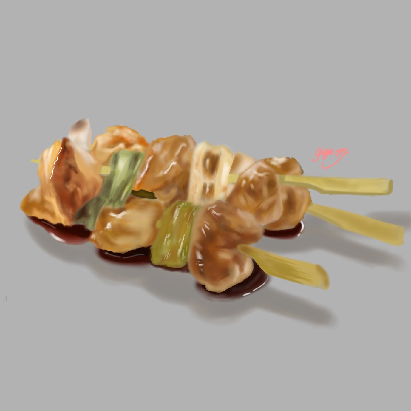 ギガマック 今日は 串の日 串といえば焼き鳥 串カツ等大好きな物ばかり 串の日 イラスト イラスト好きな人と繋がりたい 絵描き屋 絵描きさんと繋がりたい 食べ物好きな人と繋がりたい デジタルイラスト T Co Ipt3vphz5j Twitter