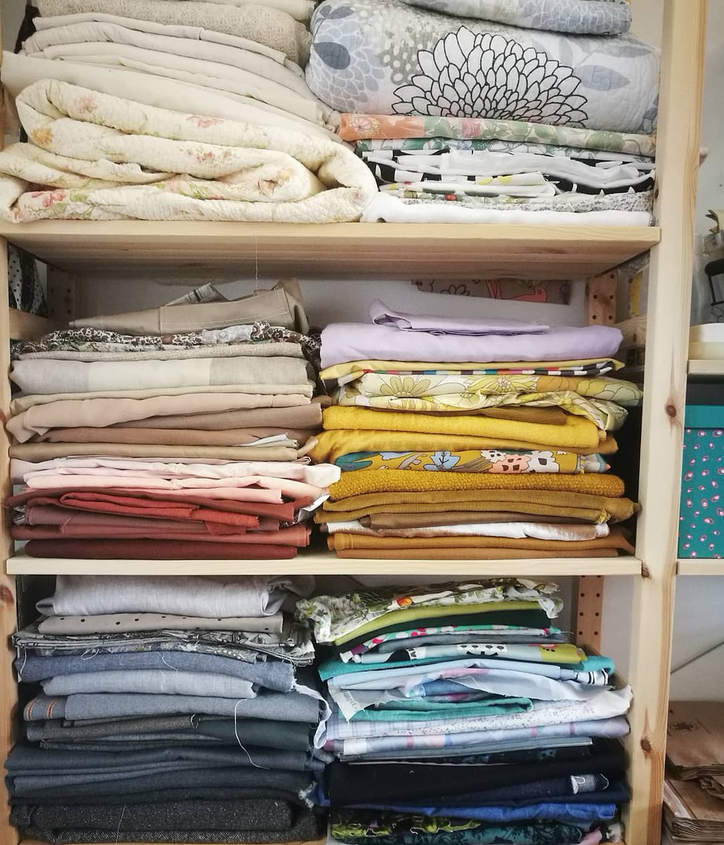 pktclothing's tweet photo. Sharing (some of) my #fabricstash today, after putting up more shelves & unpacking bits & bobs from the collection.
#sewyourselfsustainable #seamstress #imadeyourclothes #knowtheorigin #ShopSmallUK https://t.co/ykOQE5nrOb