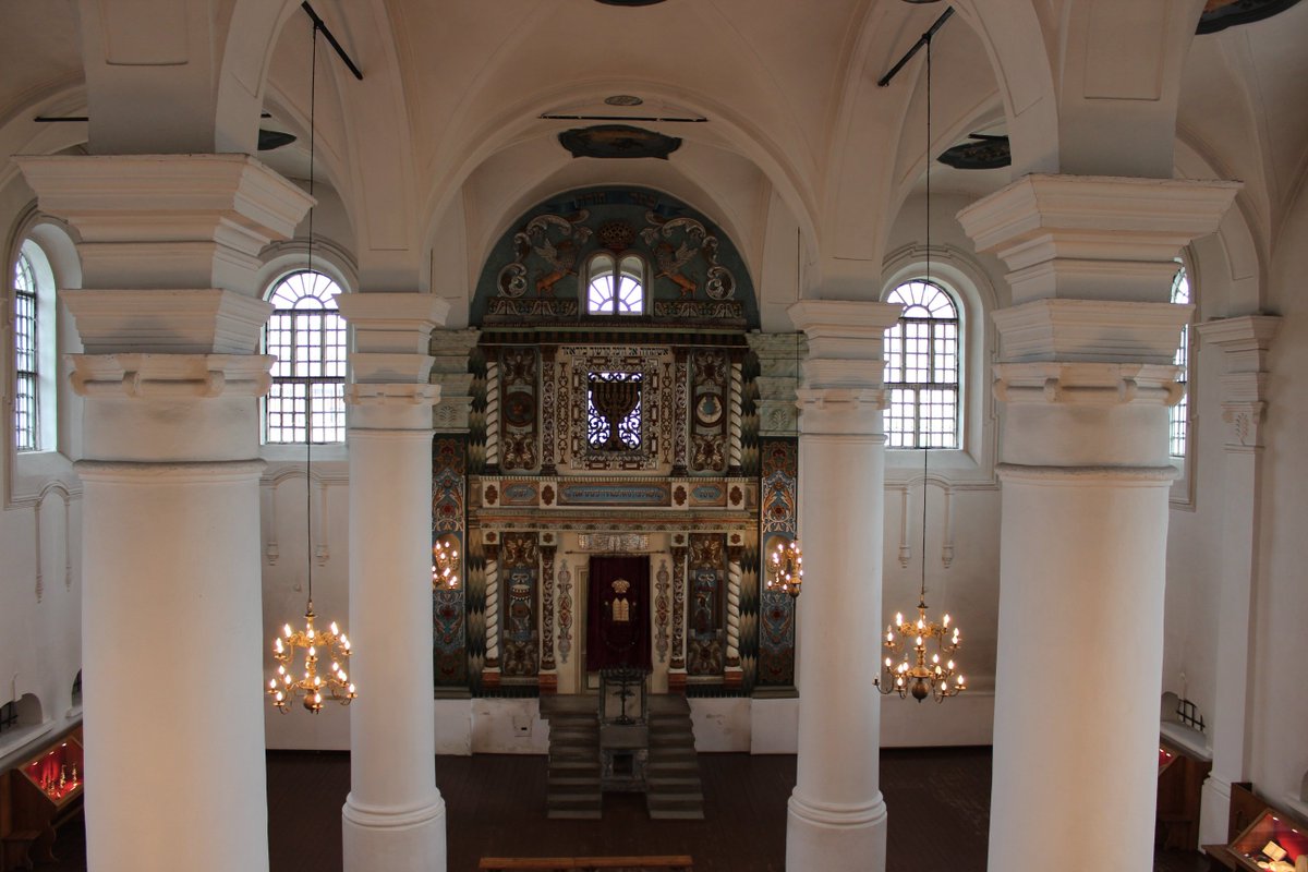 The Great Synagogue was built in 1774 in Włodawa, Poland.Surprisingly, it was not particularly damaged by the Nazi occupation and it was maintained and restored by Communist Poland.Immigrants from Włodawa set up a smaller version in Bethal Green in 1901.