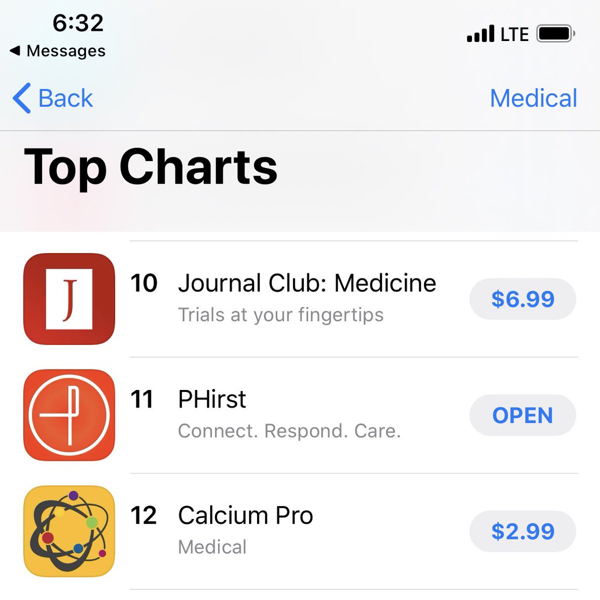 PHirstAPP's tweet photo. As of 6 AM EST, on launch day, Top Rated Paid Medical App (#11) at the Apple App Store. In its first 24 hours.

#winning #phirstapp #pontehealth #safety #health #wellness #emergency #family #firstresponse #health #wellness #medech #ios https://t.co/vao2pq65p1
