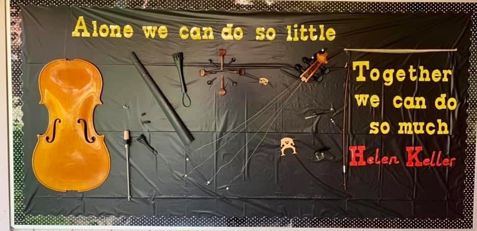 Friday positivity! So awesome seeing you this week and getting 4th grade excited about instruments! 🎻