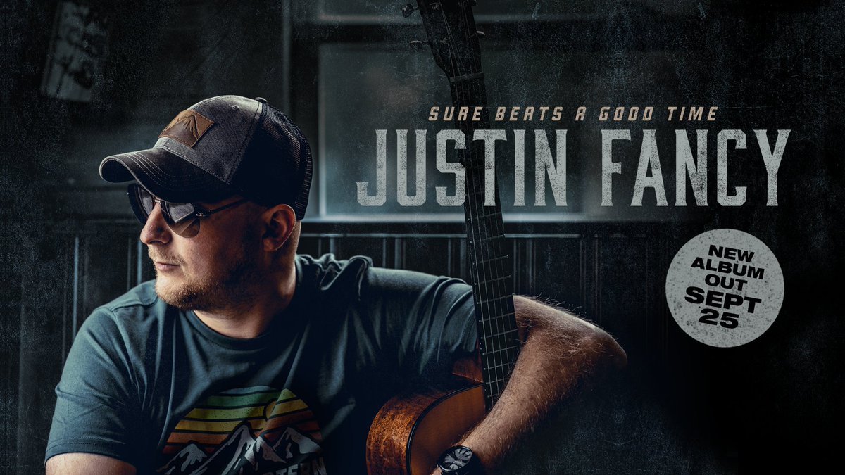 Very happy to announce my debut album "Sure Beats a Good Time" will be available on Friday, September 25th! Visit my website now for pre-ordering CD, Vinyl, and brand new Merch!

justinfancymusic.ca

#newalbum #albumannouncement #debutalbum #cancon #countrymusic