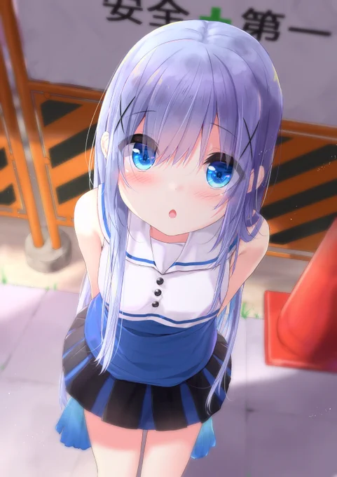 「この格好でいいんですか…?」 