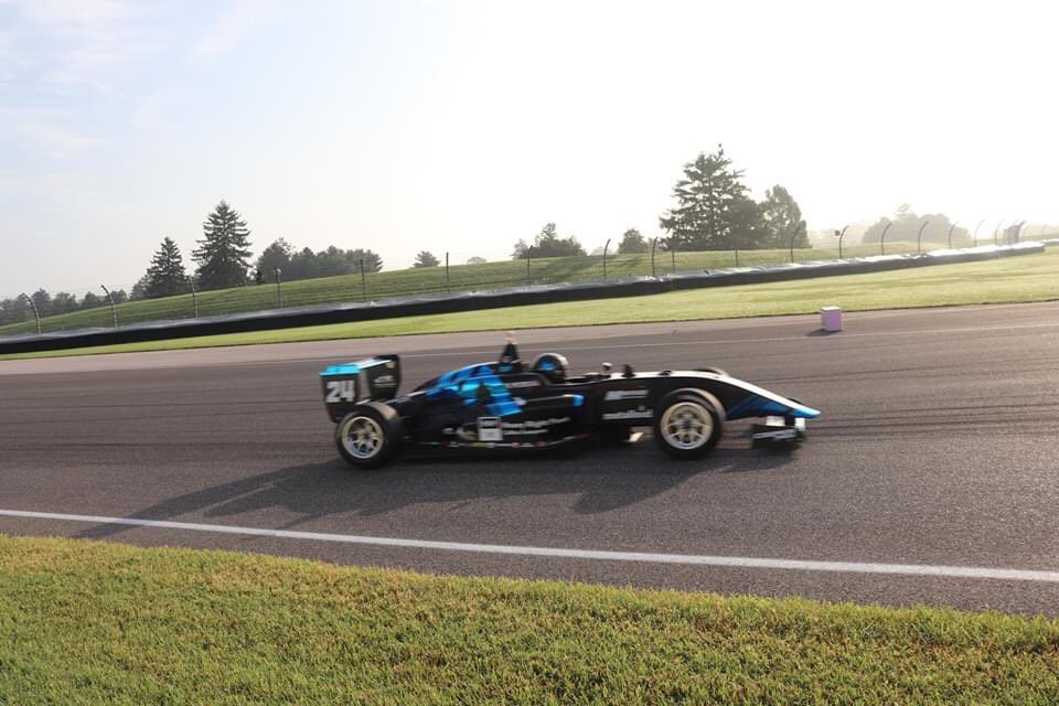 LegacyAutosport's tweet photo. A Few Pics Of #24 Michael Myers At The Indianapolis Motor Speedway / Road Course Day 1
#legacyautosport #metalloidcorp #roadtoindy #usf2000 #mmyersgarage #rustedsilobrewhouse #heavyrightfootcoffeecompany #stevesautofab #fearthetafs #jrsbeveragemart #TeamCooperTire https://t.co/awuCsXBOhG