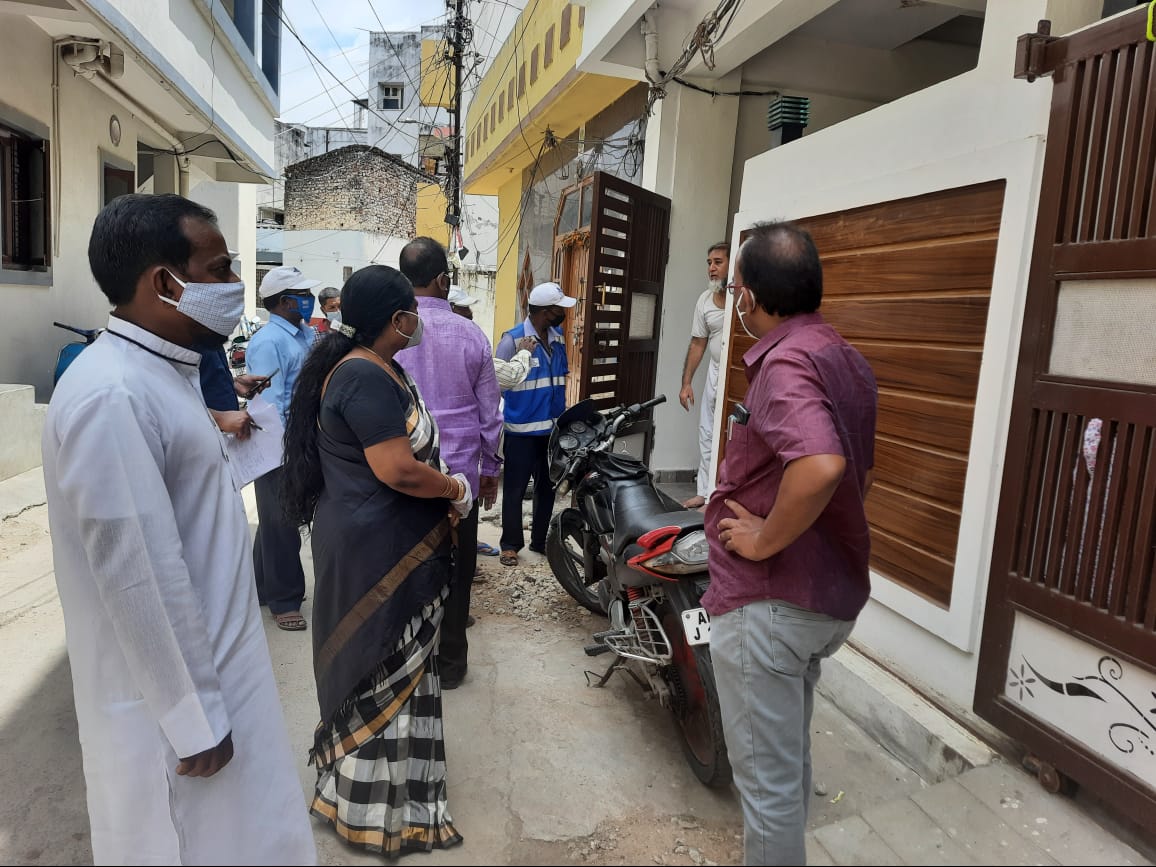 Hmwssb@online Sir, Revenue collection drive at Chilkalguda along with Manager and Special officer under Dn.7.