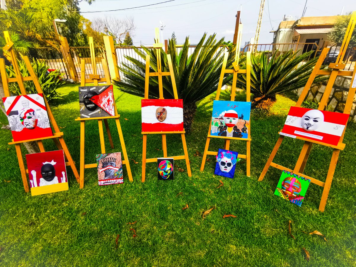 mubslebanon's tweet photo. Art in the time of revolution!
Students' work - Fine Art Course
"Art & Design - MUBS"
#TB
#DiscoverMUBS #Art #Design #MUBSstudents #fineart #revolutionart #Beirut #Lebanon #colors #revolution #artiseverything
#بيروت #لبنان #فن #تصميم #ثورة https://t.co/nAlaXYQQZg
